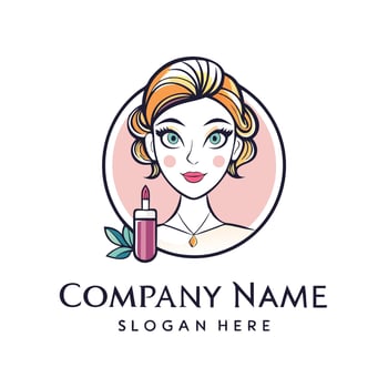 beauty salon logo template beautiful logo vector