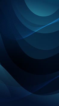 Vertical abstract background with flowing blue waves vector
