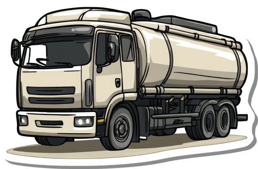 Beige Tanker Truck Illustration Vehicle Transportation Image png