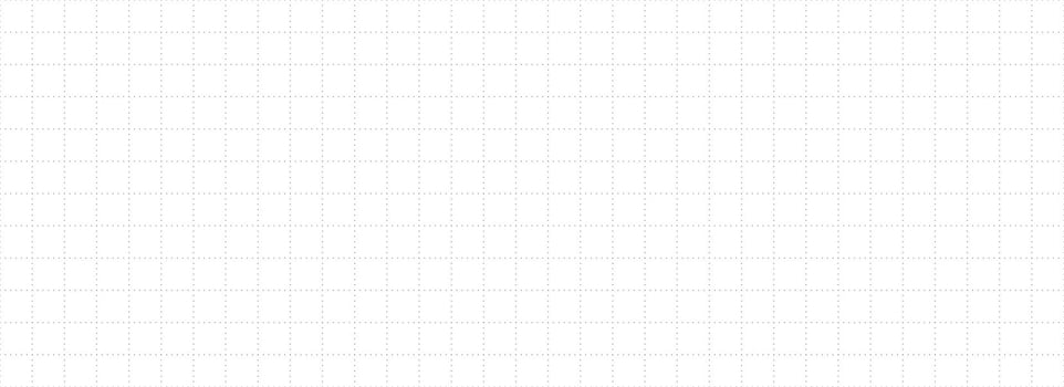 Journal planer page with dotted square grid. Simple square graph paper texture. Retro bullet notebook pattern background. Repeated school math sheet wallpaper. Workbook template vector