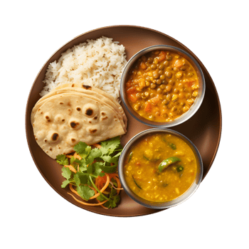 Top view indian food png
