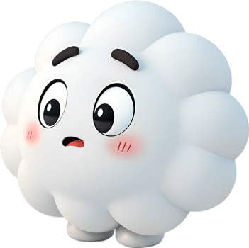 Cartoon Cloud with Overreacting Faces and Exaggerated Emotions. . png