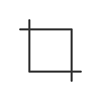 Square frame icon illustration vector