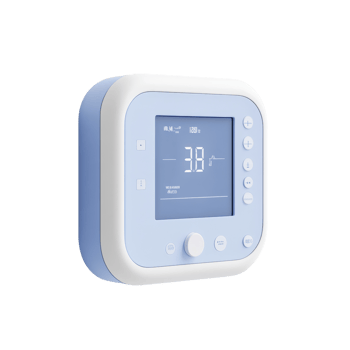 Digital Display Device Shows Temperature Reading png