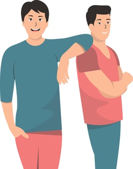 International Friendship Day Illustration vector