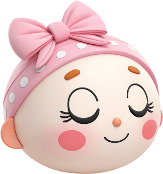 Fun cartoon girl with over-expressive emotions for animated designs. . png