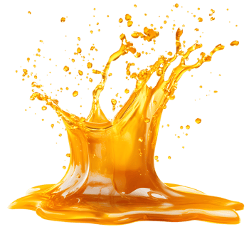 Sticky Honey Splash with No Background png