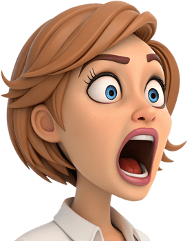 Attractive professional woman emoji for modern art. . png