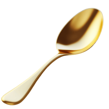 Shiny Golden Spoon png