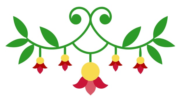 Asymmetrical Heading Ornament Elements for Elegant Designs and Decorations vector