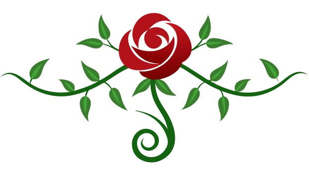 Elegant Floral Underline for Stunning Designs vector