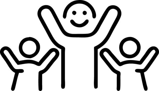 kickoff project and execution and communication Set A vector