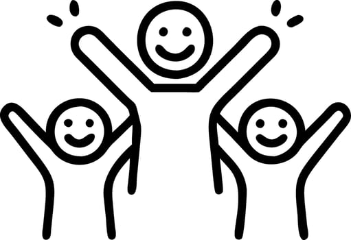 employee evaluation and accountability and metrics Set 4 vector