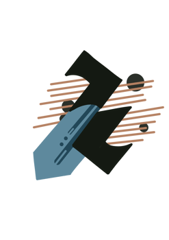 Modern shape element png