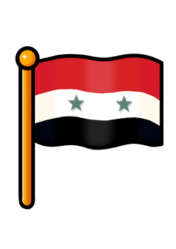 Syria flag illustration png