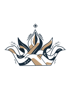 Abstract crown illustration png