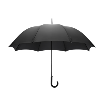 A Closed Black Umbrella Against A Black Background png