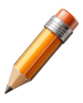 pencil icon, transparent background png