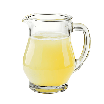 Freshly Squeezed Lemon Juice in a Jug png