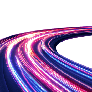 Light Trails Against Transparent Background for Photography, Digital Art, or Motion Design Projects png