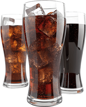 Cola Beverage Refreshing Bubbly Cold Summer Soda Drink Chilled Softdrink Glass. . png
