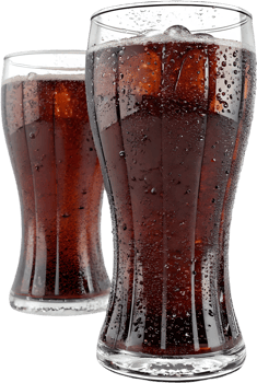 Cool Carbonated Soda Glass Ice Cold Refreshing Beverage Clipart. . png