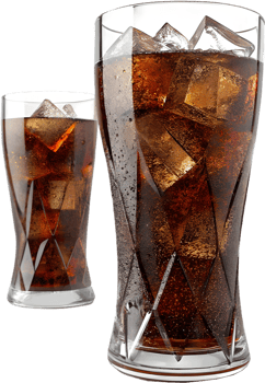 Refreshing Iced Cola Beverage Carbonated Soft Drink Restaurant Clipart. . png