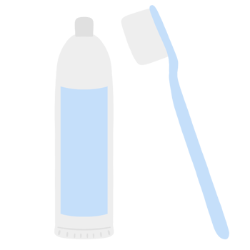 toothbrush and toothpaste on transparent background png