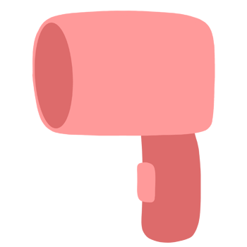pink hair dryer clip art png