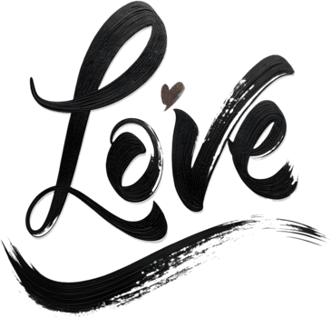 Elegant Cursive Love Lettering with Romantic Style. . png