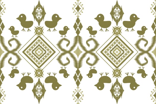 Beautiful embroidery.geometric ethnic oriental pattern vector