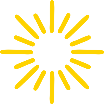 a yellow firework png