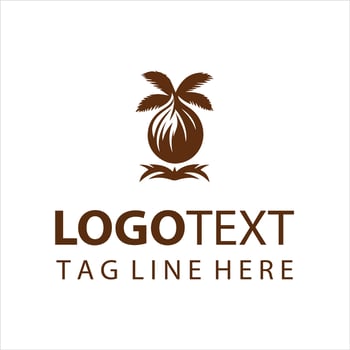 Palm Coconut Logo vector