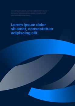 Layout for sports event, companies or business. Background design with abstract fly ribbon. For poster, flyer, banner or brochure. vector