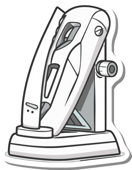 A Modern White Office Stapler Design Illustration png