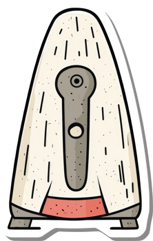 A Vintage Style Ironing Device Illustration png
