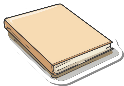 A Tan Hardcover Book Is Shown In This Image png
