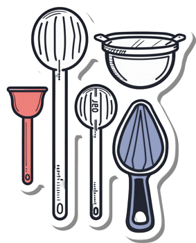 Kitchen Utensil Collection Cooking Tools Set png