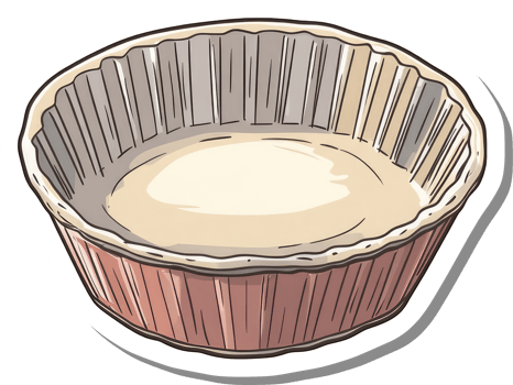 Empty Tart Pan Ready For Baking Delicious Treats png