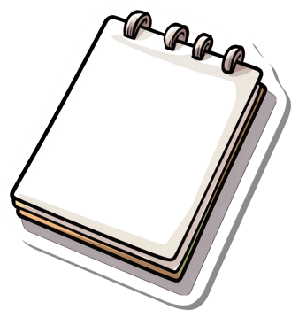 Blank Spiral Notebook Ready For Notes And Ideas png