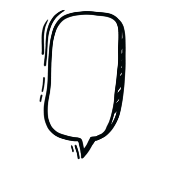 Chalk marker speech bubble drawing box png