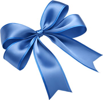 Gift ribbon clipart featuring smooth, festive wrapping for presents. . png