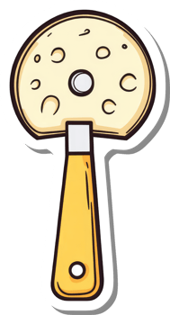 Cartoon Illustration Of A Yellow Handheld Mushroom Shaped Tool png