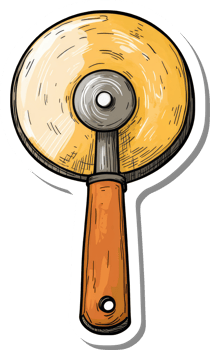 Illustrated Handheld Circular Grinding Tool png