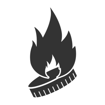Fire Flame Icon Representing Danger or Emergency Situations png