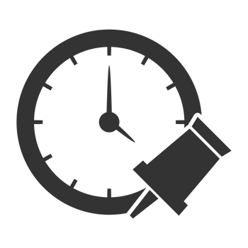 Alarm Clock and Speaker Icon for Time Management png