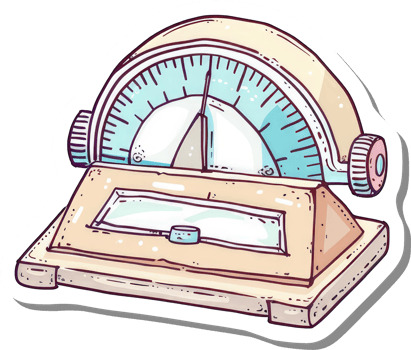 Vintage Analog Measuring Instrument Device png
