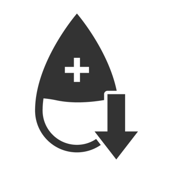 A black and white icon with a cross on it png