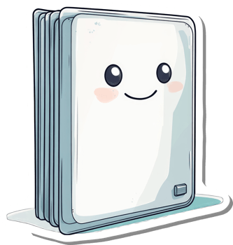 Cute Cartoon Device Stacked Happy Face Design png