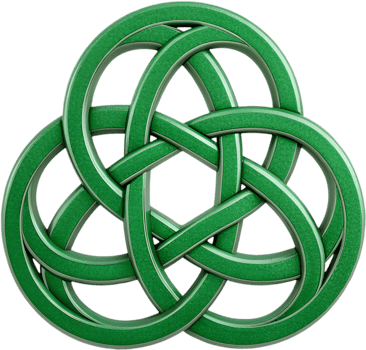 Stunning Saint Patricks festival logo featuring shamrocks and Irish heritage. . png